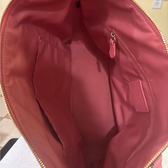 Coach Gallery Tote with Garden Plaid Print - Picture 14 of 14